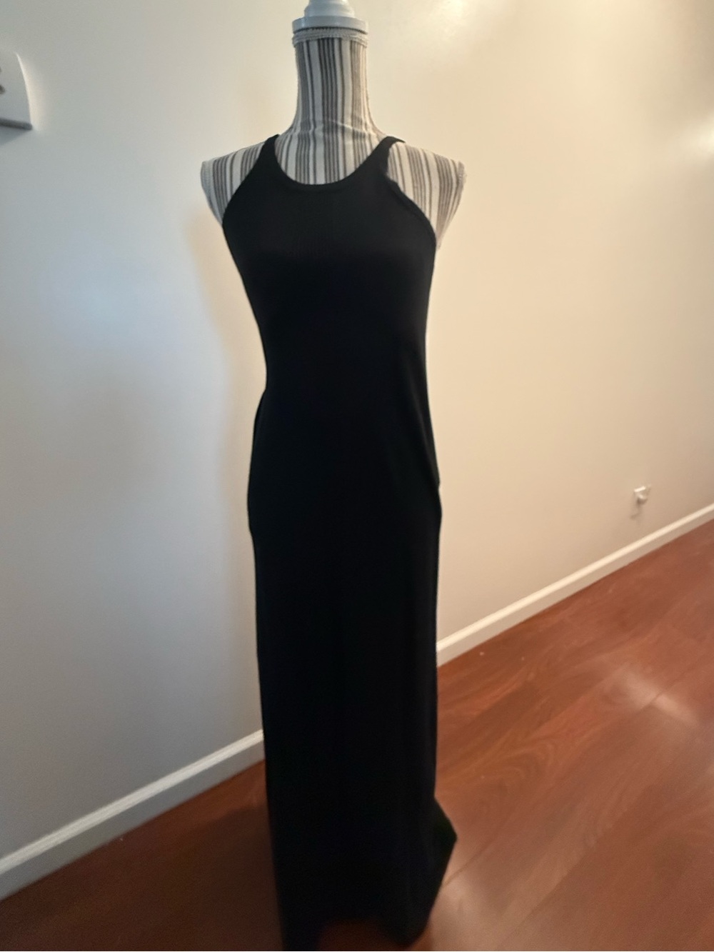 Classic Black Racerback Maxi Dress - Blue Ivy - Sweater knit medium. NWT